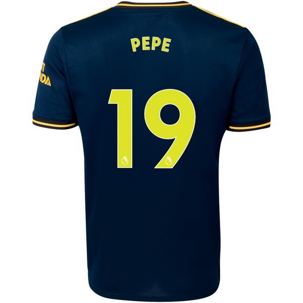Camiseta Arsenal NO.19 Pepe Tercera equipación 2019-2020 Azul